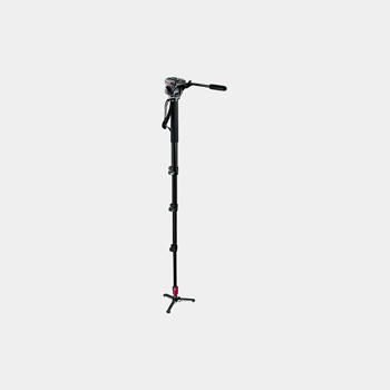 Manfrotto Monopod + Fluid Video Head