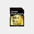 Lexar 8GB 133X SD Card 